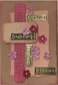 carte "amazing" rose