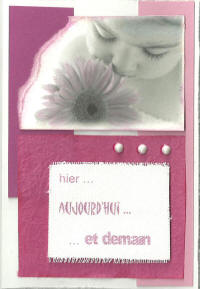 carte "hier, aujourd'hui, demain ..."