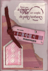 carte "les petits bonheurs"