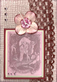 carte "féérie en rose"
