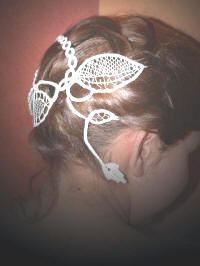 parure cheveux dentelle