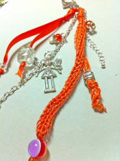 bijou de sac orange fille