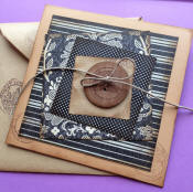 carte vintage bouton