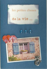 carte "les petites choses" bleues