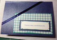 carte de condoleance bleue