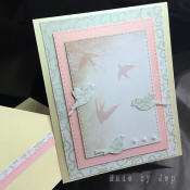 carte fête des mères pastel fait main