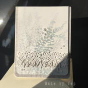 carte fête des mères dentelle fait main