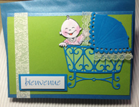 carte naissance landau bleu