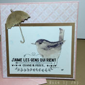 carte fait main quand il pleut