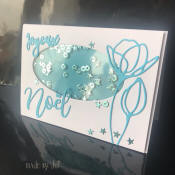 joyeux Noël sobre shaker card