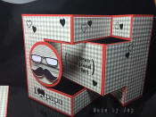 carte fête des pères... papa à moustaches !