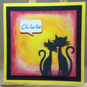 2 chats  pour la saint valentin