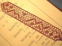 signet dentelle aux fuseaux